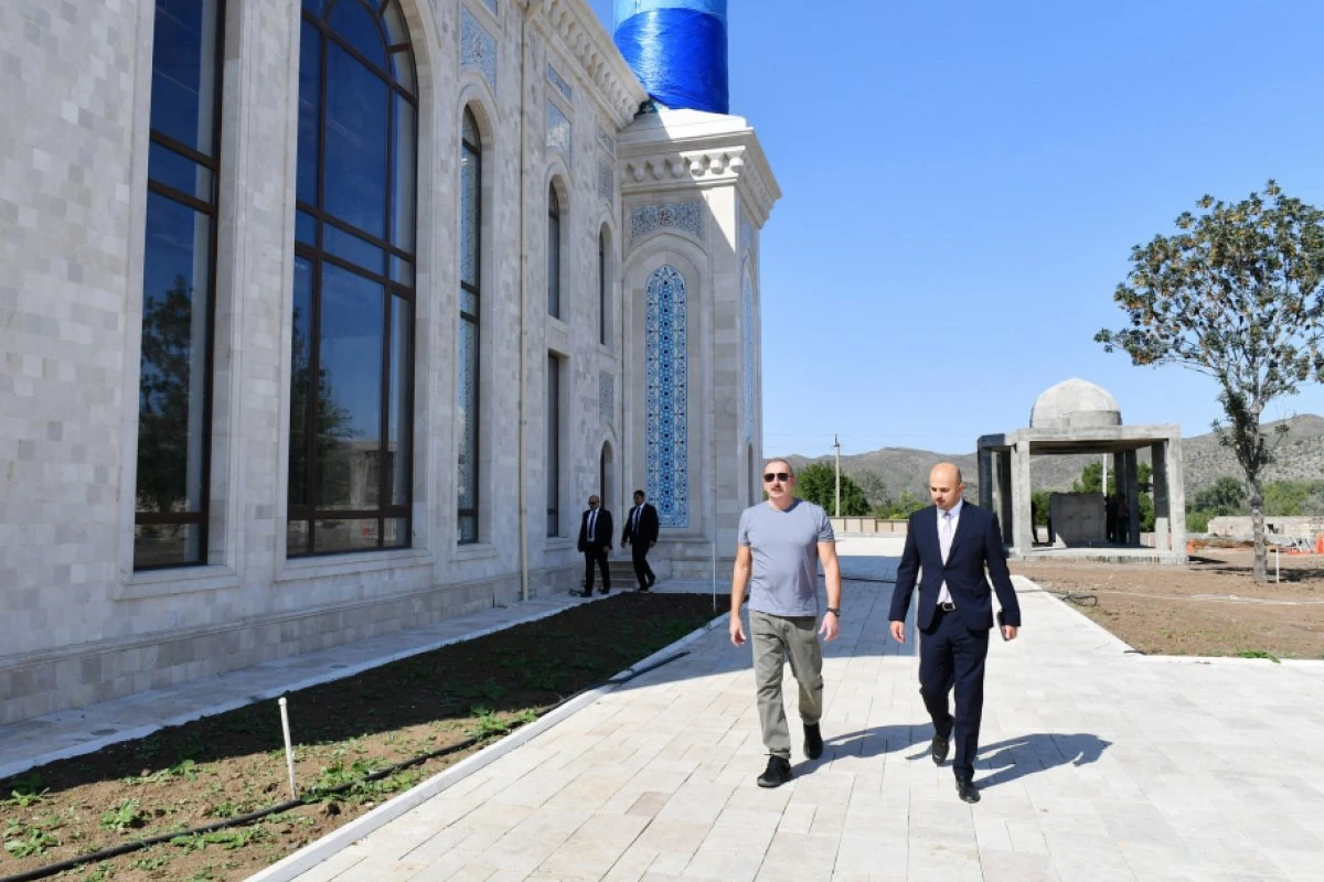 Президент: Строительство мечети в Зангилане находится на завершающей стадии Президент: Строительство мечети в Зангилане находится на завершающей стадии