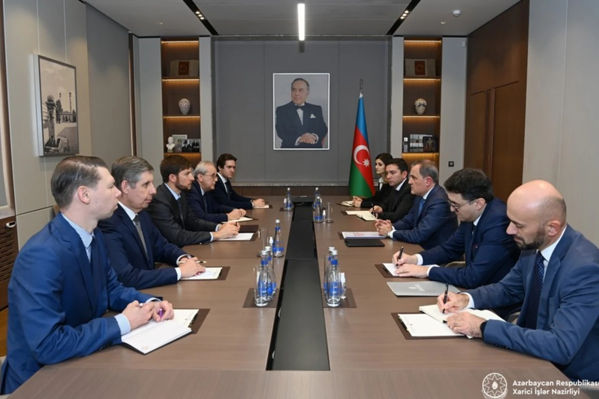 Ceyhun Bayramov Putinin müşaviri ilə görüşüb - FOTO