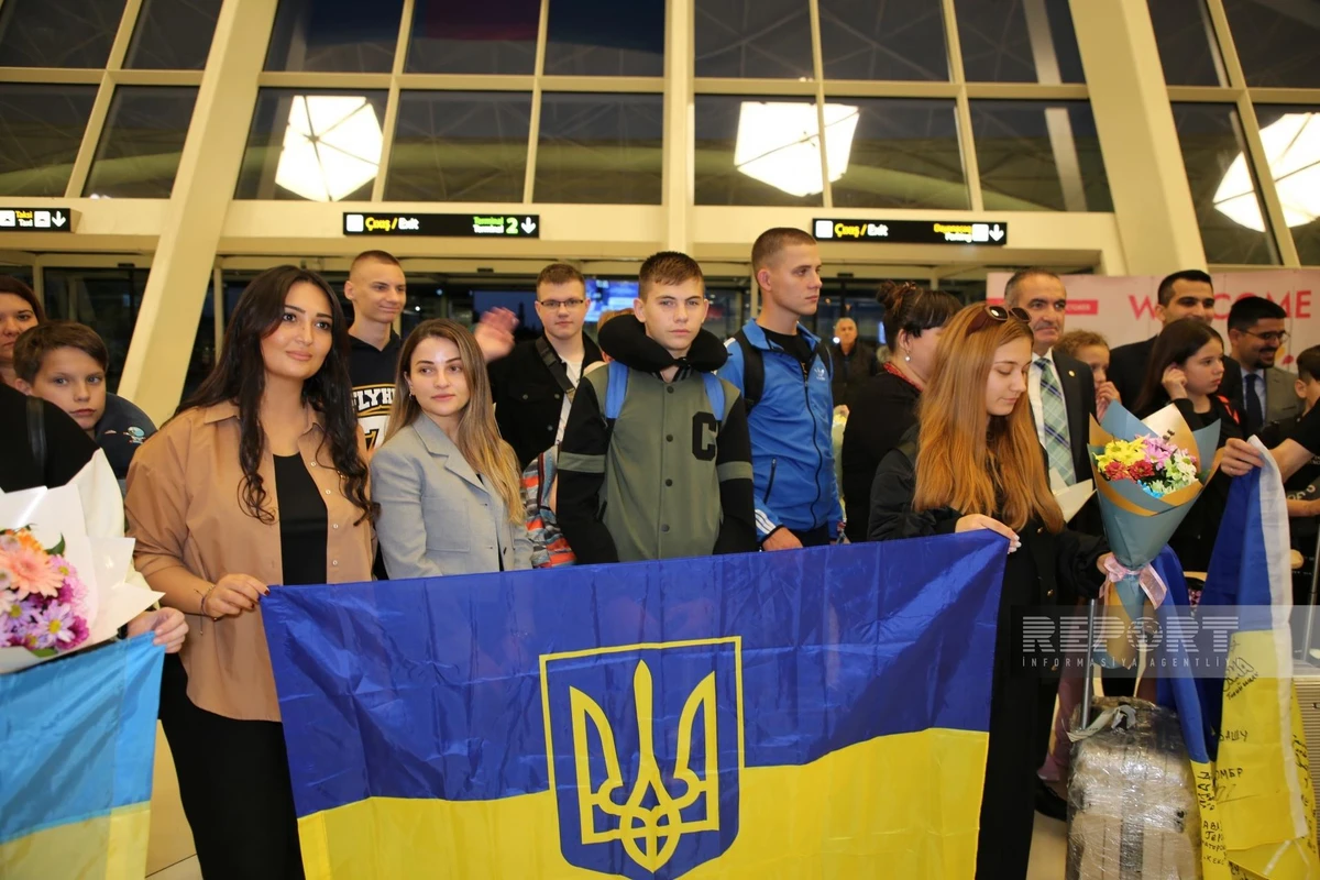 В целях реабилитации в Азербайджан из Украины доставлены еще 30 детей - ФОТО