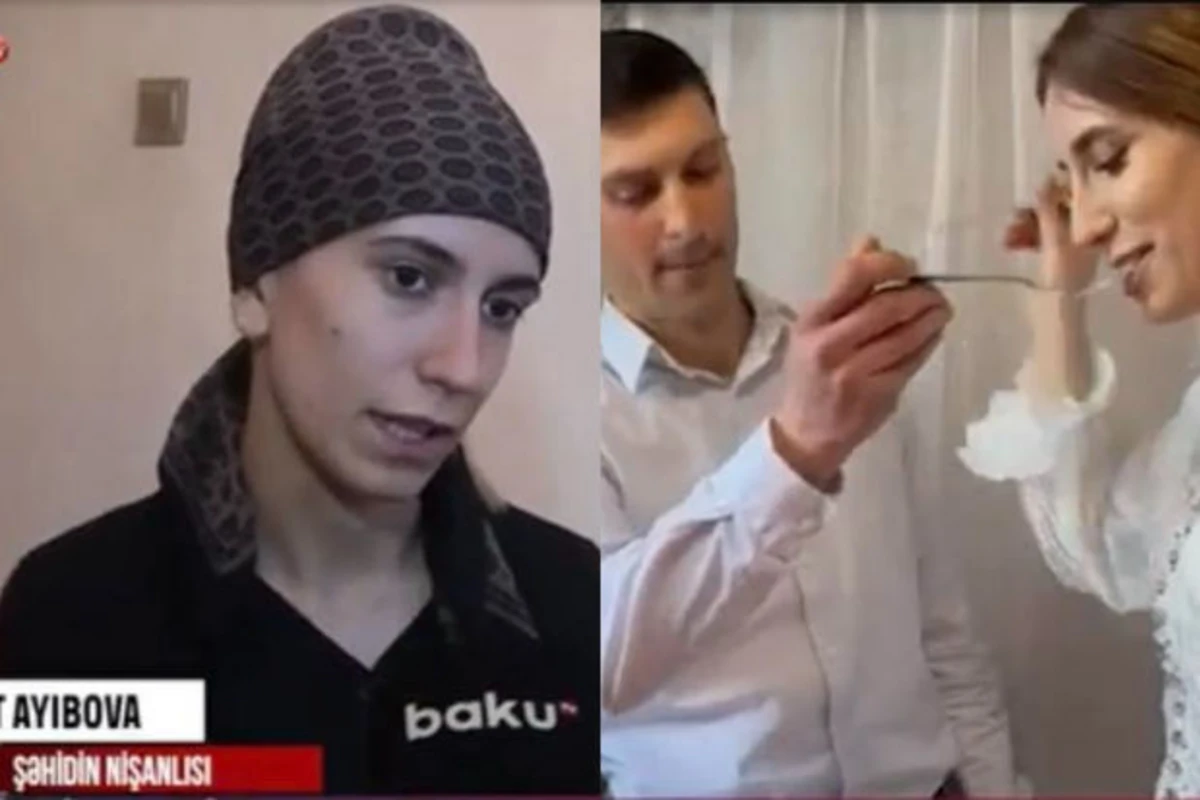 Şəhidin nişanlısından ürək dağlayan sözlər: “Kim bizi görürdü, deyirdi bu nə gözəl sevgidir” - VİDEO
