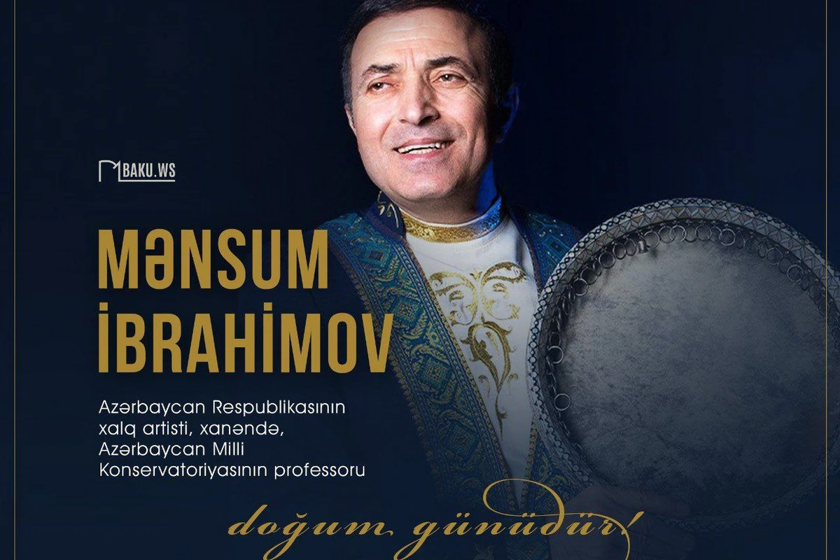 Bu gün Xalq artisti Mənsum İbrahimovun doğum günüdür