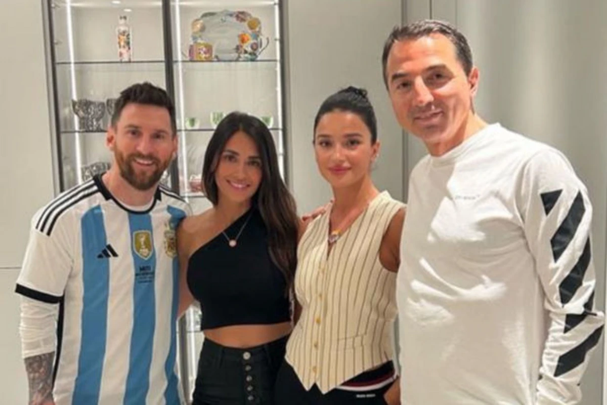 Messi azərbaycanlı iş adamı ilə paylaşım etdi - FOTO