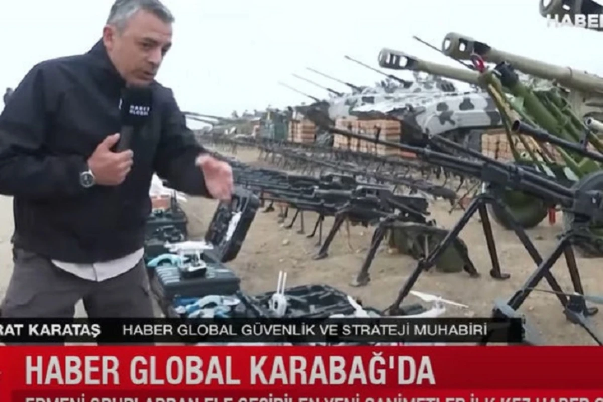 Haber Global подготовил сюжет о конфискованном в Карабахе вооружении - ВИДЕО