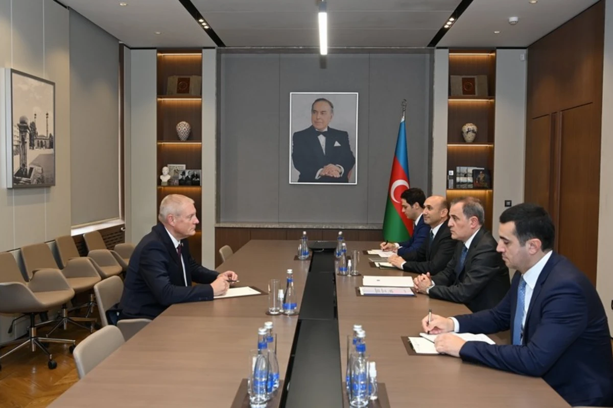 Ceyhun Bayramov Latviyanın Azərbaycandakı yeni səfiri ilə görüşüb - FOTO