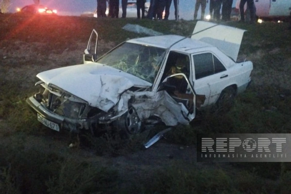 Kürdəmirdə ağır yol-nəqliyyat hadisəsi baş verib, xəsarət alanlar var - FOTO