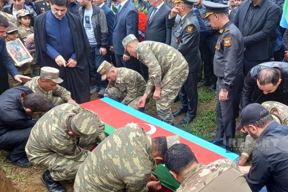 Şəhid Yusif Xəlilov Lənkəranda dəfn edilib - YENİLƏNİB - FOTO