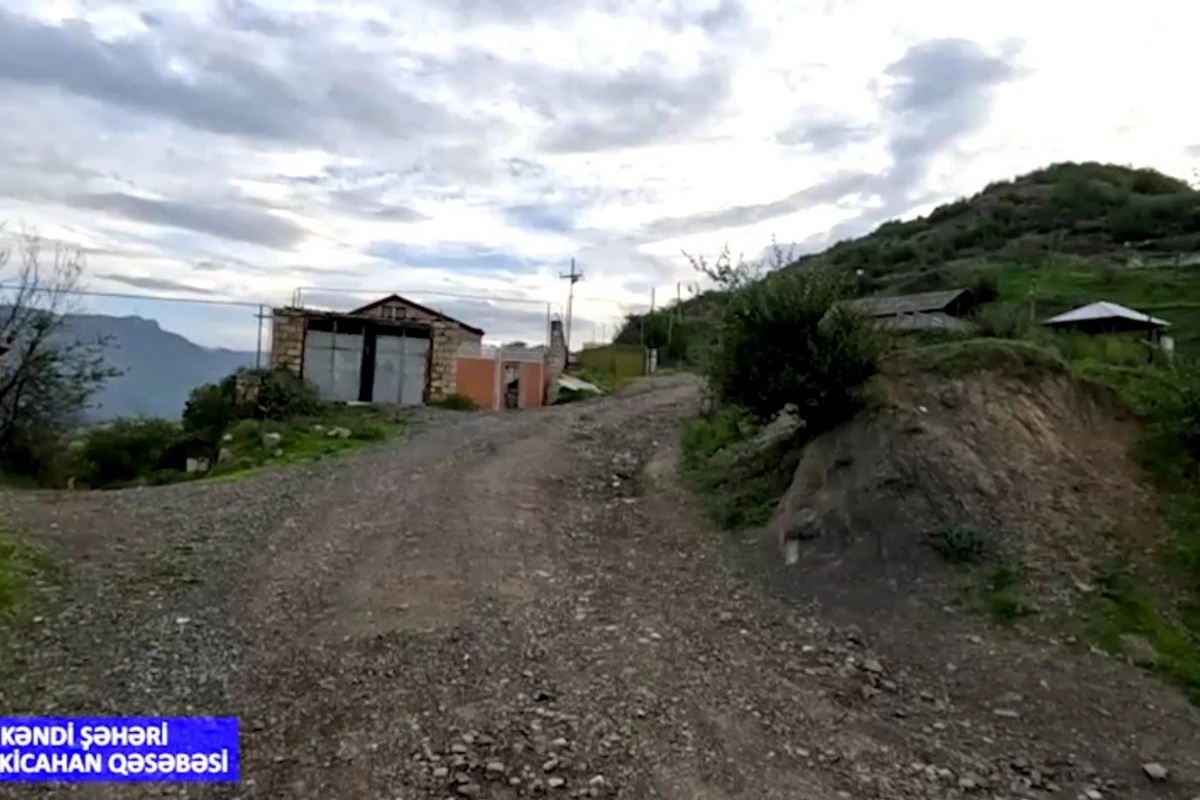 Распространились кадры из поселка Керкиджахан города Ханкенди - ВИДЕО
