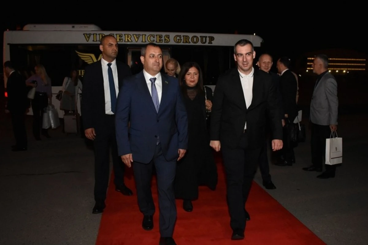 Serbiya Milli Assambleyasının sədri Vladimir Orliç Azərbaycana rəsmi səfərə gəlib