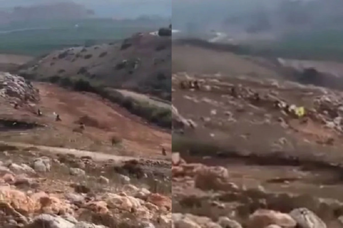 İsrail hərbçiləri sərhəddə cəmlənən “Hizbullah” yaraqlılarına atəş açıb - VİDEO İsrail hərbçiləri sərhəddə cəmlənən “Hizbullah” yaraqlılarına atəş açıb - VİDEO