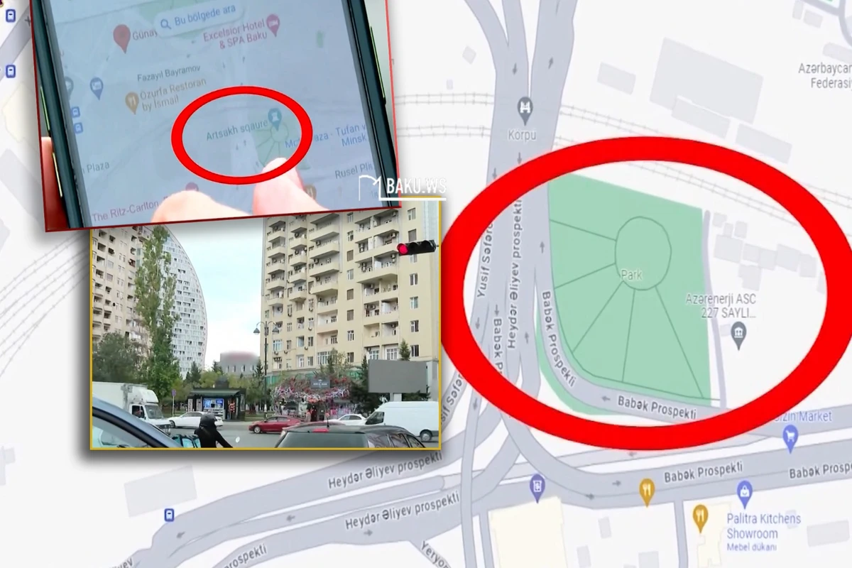 Google Mapsdan Bakıya qarşı TƏXRİBAT - VİDEO Google Mapsdan Bakıya qarşı TƏXRİBAT - VİDEO