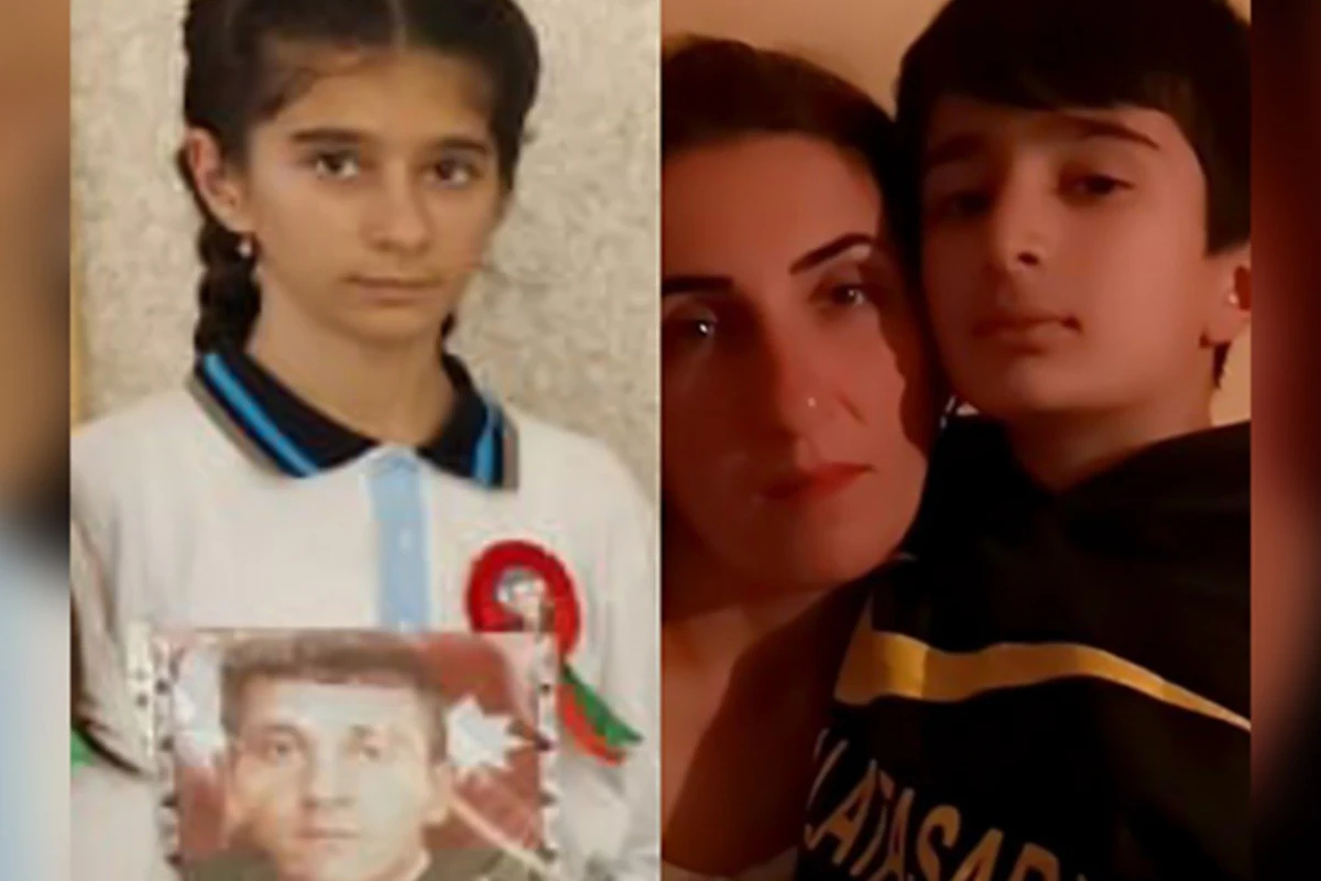 Hacıqabulda yanaraq ölən ana və övladlarının FOTOSU