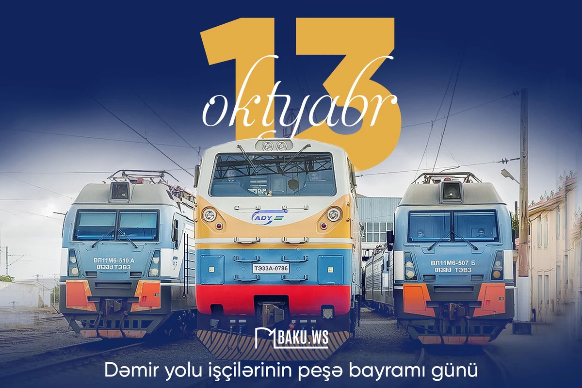 Bu gün dəmiryolçuların peşə bayramı günüdür