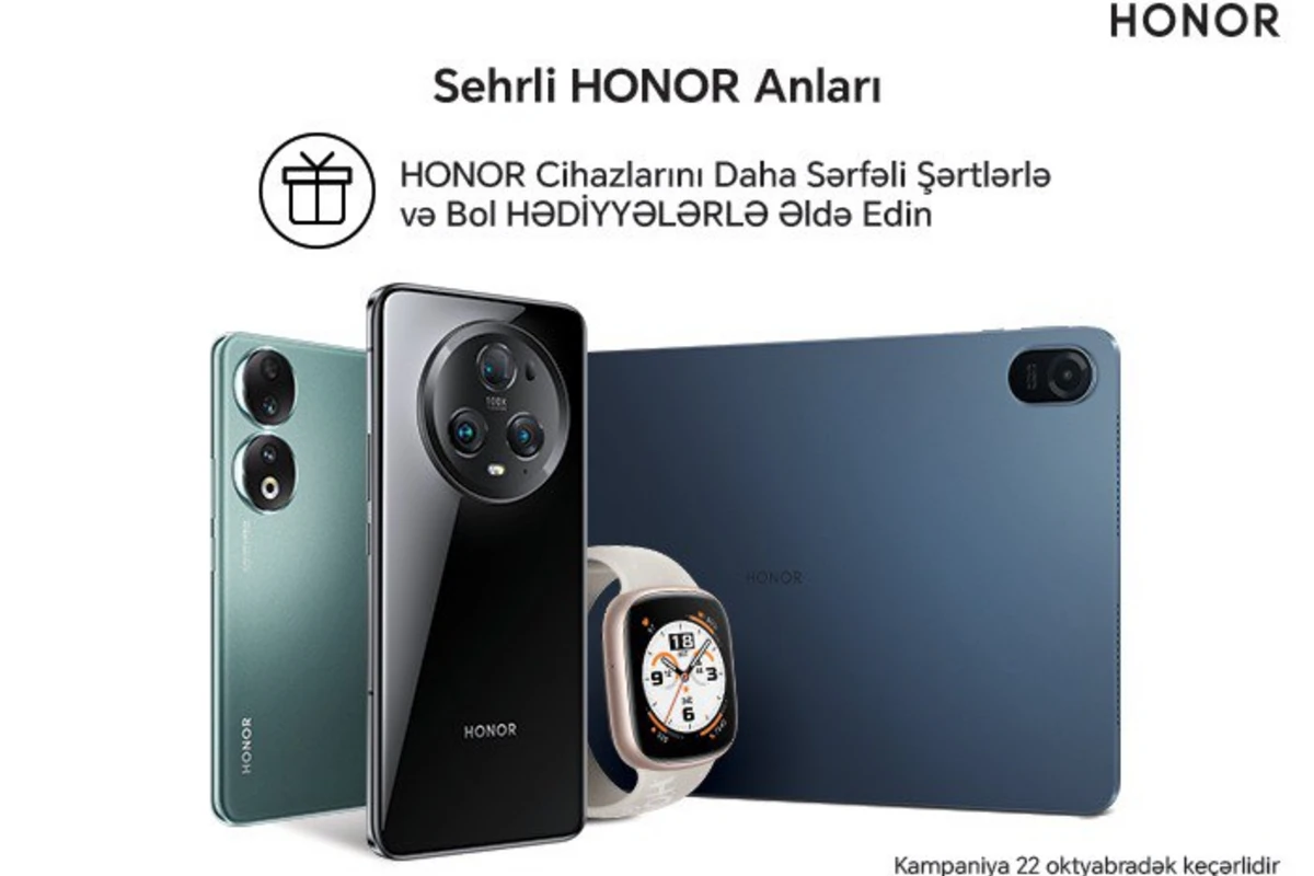 HONOR-dan aksiya: “Sehirli HONOR Anları” HONOR-dan aksiya: “Sehirli HONOR Anları”