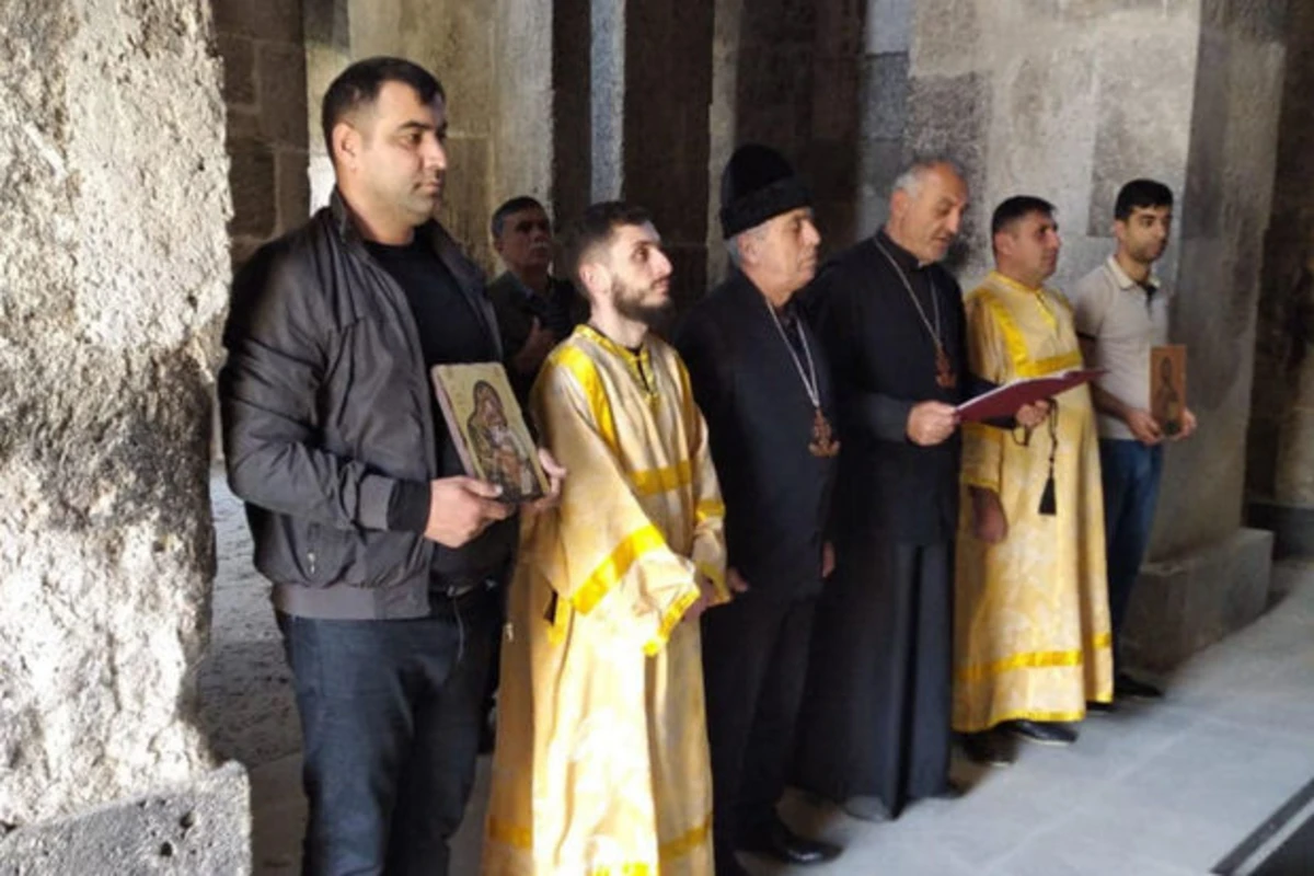Члены Албано-Удинской христианской общины Азербайджана посетили Лачынский район - ФОТО