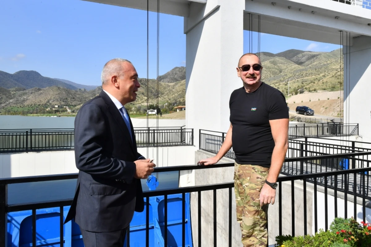 Tərtərdə Suqovuşan su anbarı təmir-bərpadan sonra istifadəyə verilib - FOTO