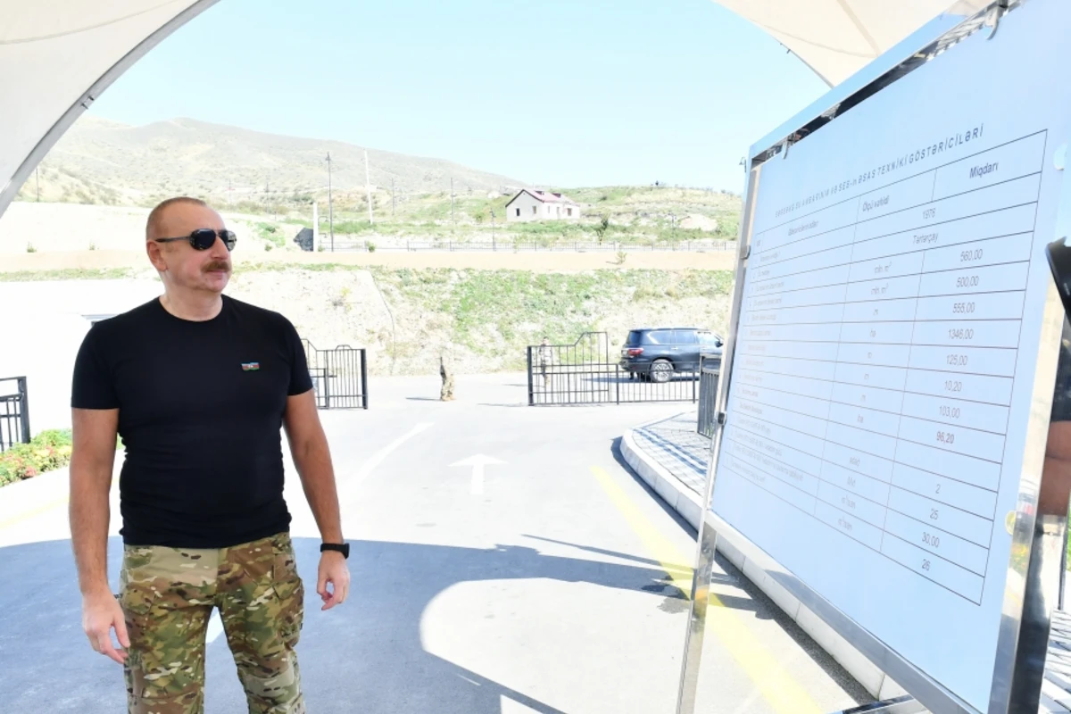 В Тертерском районе сдано в эксплуатацию Суговушанское водохранилище - ОБНОВЛЕНО + ФОТО