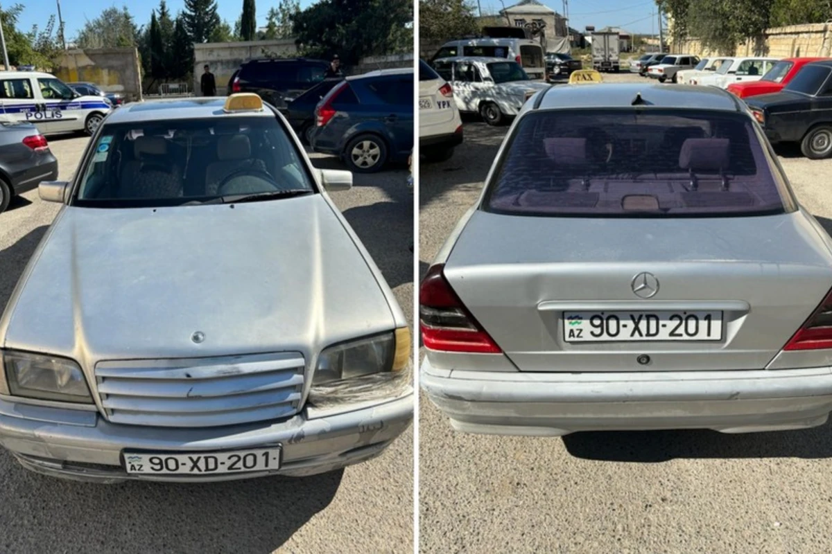 Narkotikin təsiri altında olan taksi sürücüsü saxlanılıb