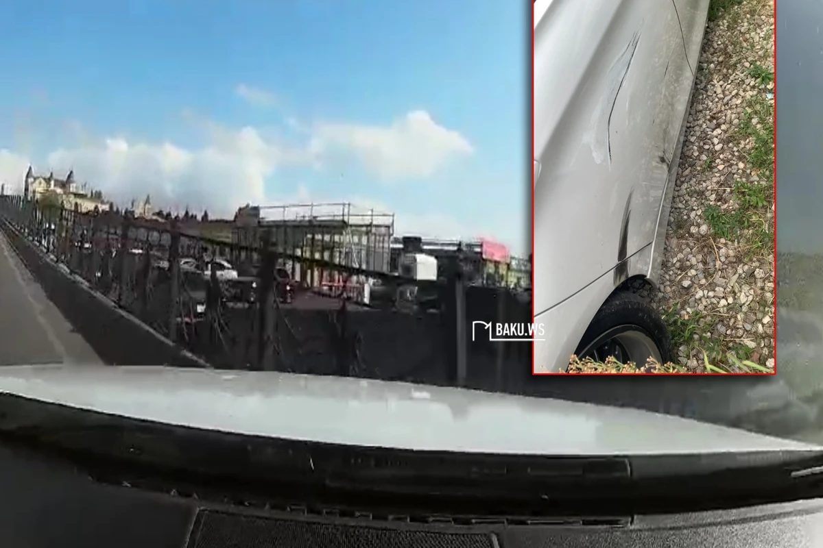 Bakıda “BMW”nin körpüdən aşmasının ANBAAN GÖRÜNTÜSÜ - YENİ VİDEO Bakıda “BMW”nin körpüdən aşmasının ANBAAN GÖRÜNTÜSÜ - YENİ VİDEO