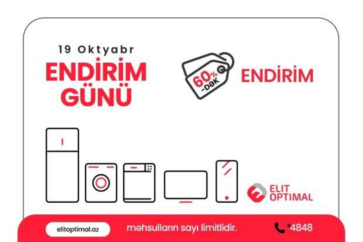 Elit Optimalda Endirim Günü!