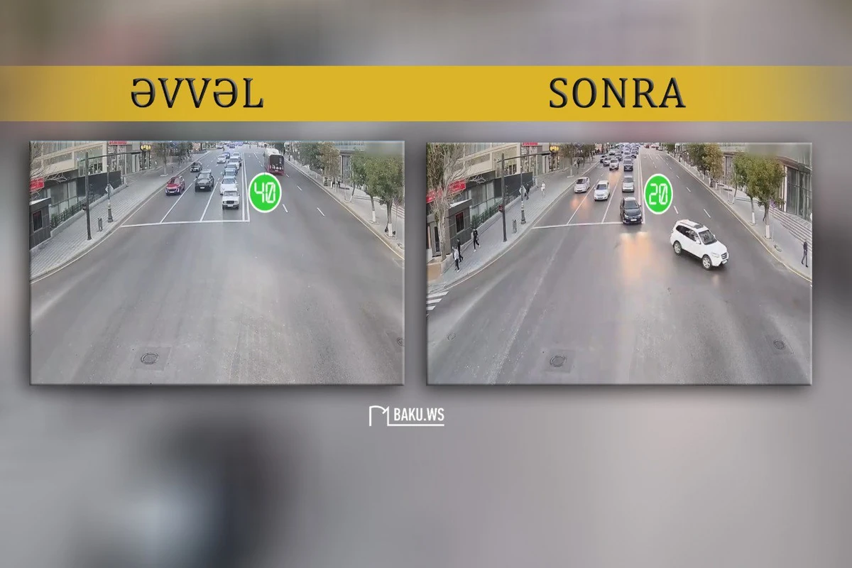 Bakının bu küçəsində dəyişiklik edildi - Sürücülərin DİQQƏTinə - VİDEO