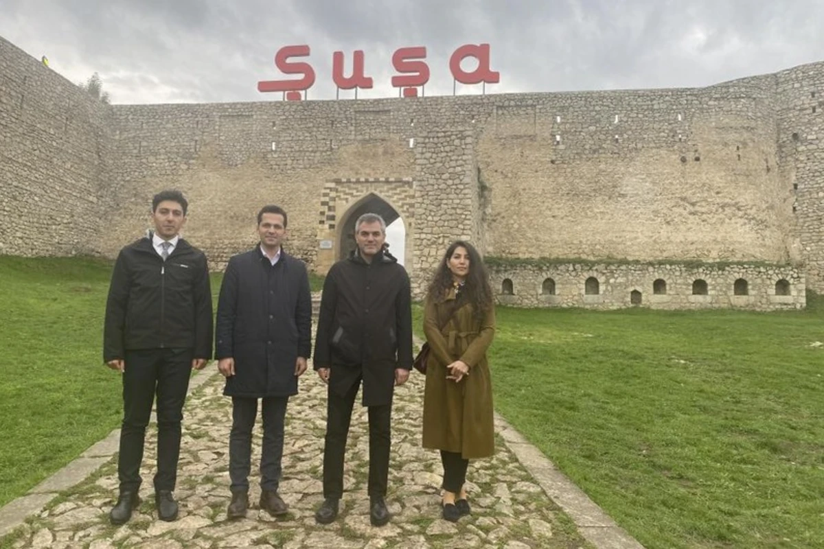 Türkiyə Böyük Millət Məclisinin nümayəndə heyəti Şuşada olub - FOTO