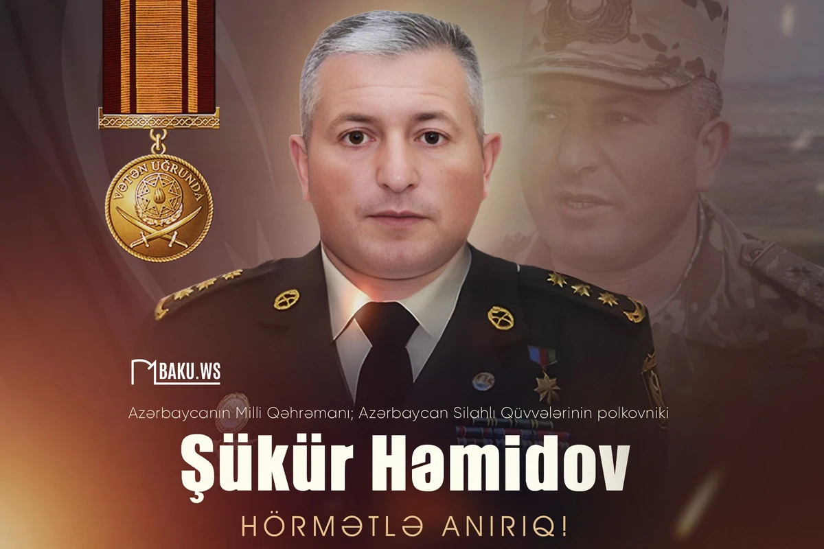 Milli Qəhrəman Şükür Həmidovun anım günüdür