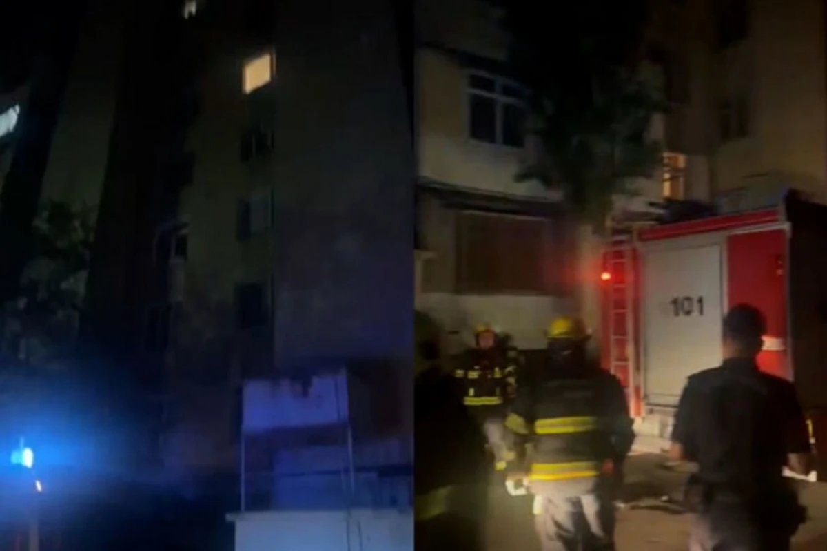 В доме известной азербайджанской телеведущей произошел пожар - ВИДЕО
