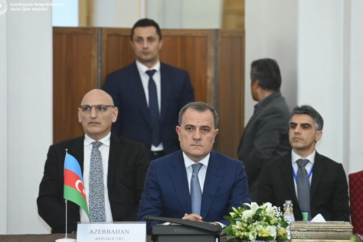 Ceyhun Bayramov Tehranda bəyanatla çıxış edib: Regional əməkdaşlıq zəruridir - FOTO
