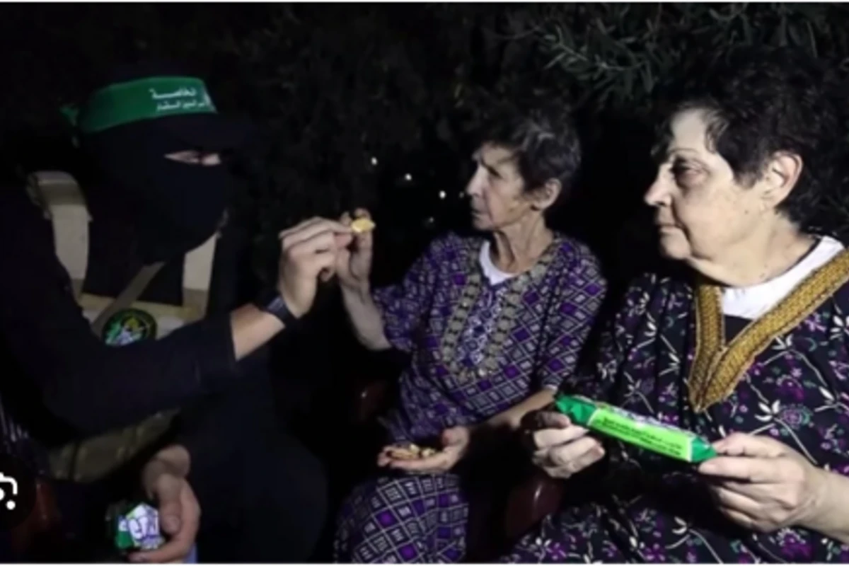 HƏMASın girovluqdan azad etdiyi YAŞLI QADINLARIN GÖRÜNTÜLƏRİ - FOTO/VİDEO HƏMASın girovluqdan azad etdiyi YAŞLI QADINLARIN GÖRÜNTÜLƏRİ - FOTO/VİDEO