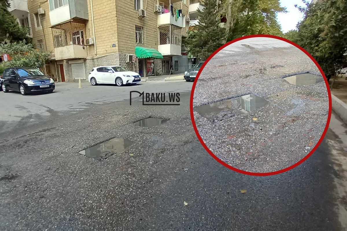 Bakının mərkəzində içməli su küçəyə axıdılır? - İDDİA - FOTO