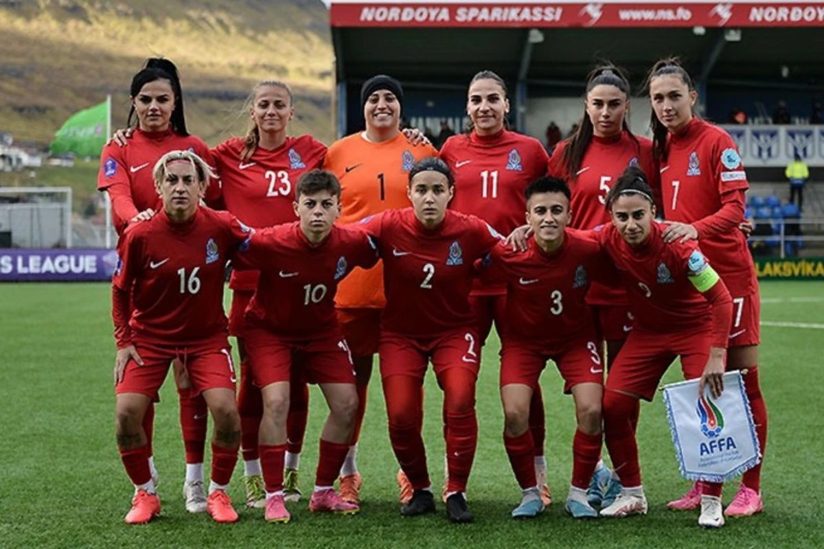 Qadınlardan ibarət Azərbaycan millisi Farer adalarını məğlub edib