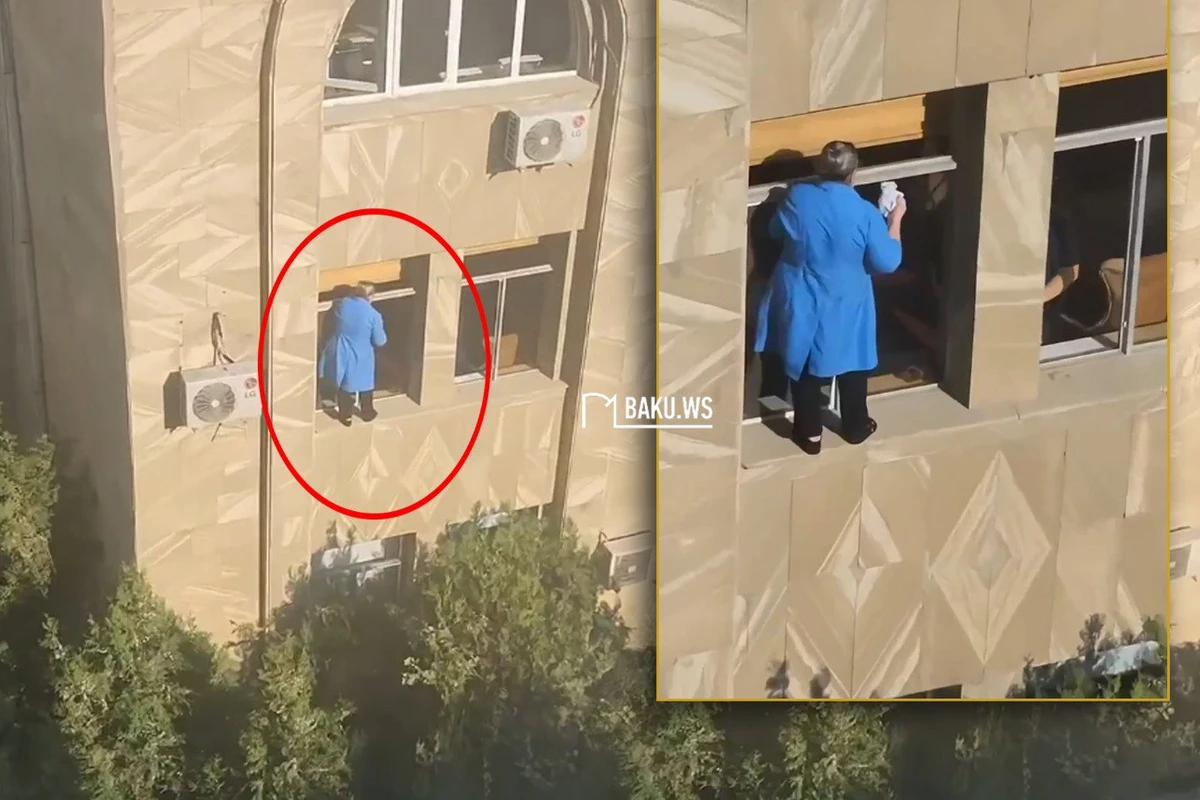 Azərbaycan Tibb Universitetində təhlükəli anlar - VİDEO