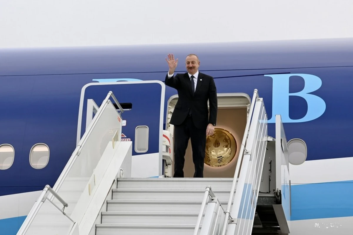 Prezident İlham Əliyevin Qazaxıstana səfəri başa çatıb - FOTO