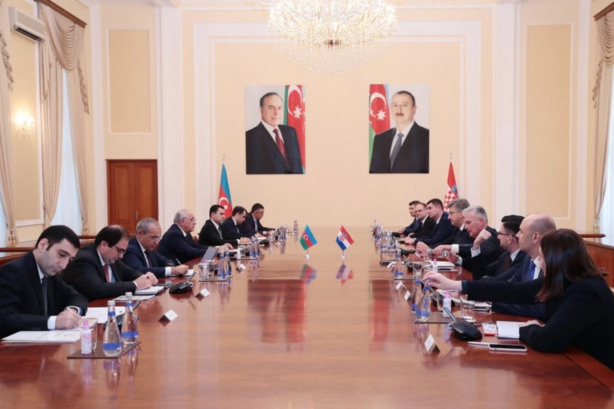 Azərbaycanla Xorvatiya arasında minaların təmizlənməsi sahəsində əməkdaşlıq məsələləri müzakirə edilib