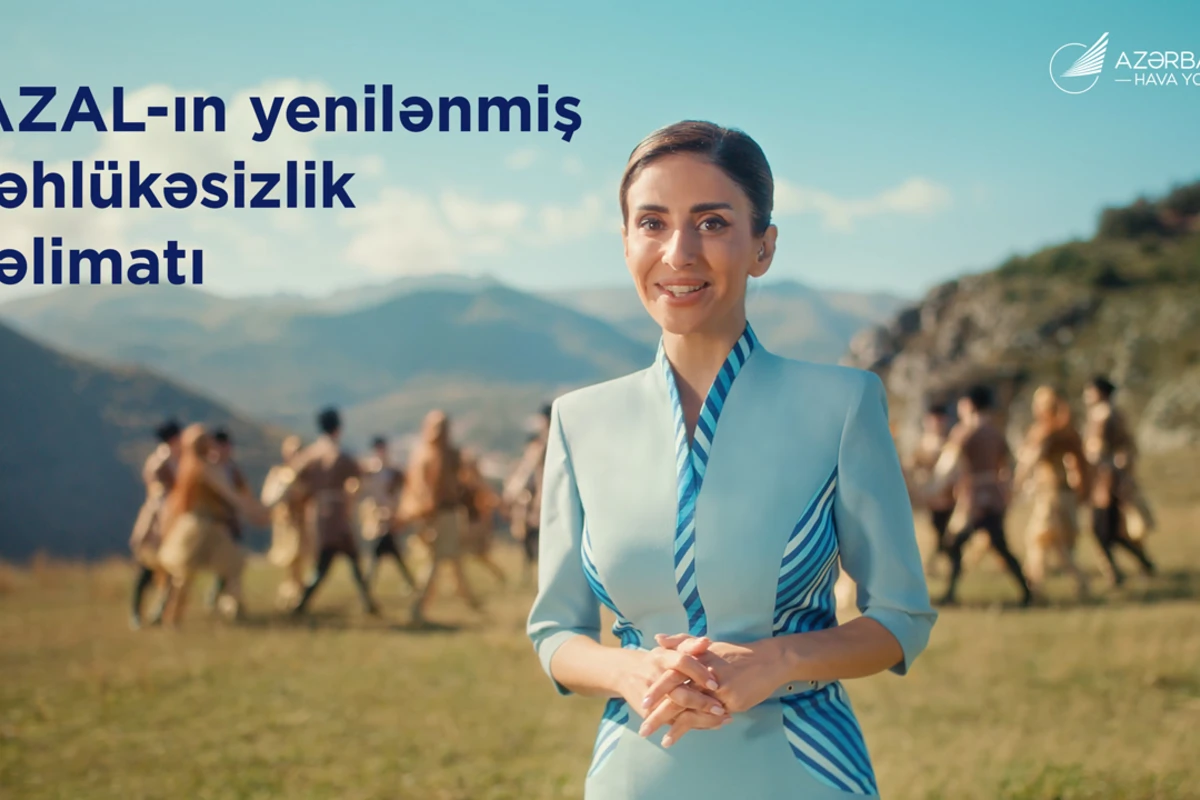 Вы готовы к полету? AZAL представил пассажирам новый инструктаж по  безопасности - ВИДЕО