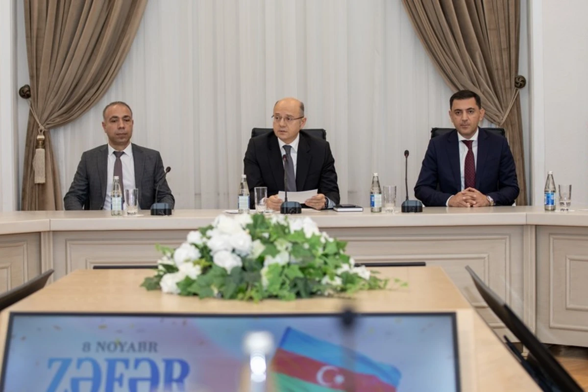 Energetika Nazirliyində Zəfər Gününə həsr olunmuş tədbir keçirilib - FOTO