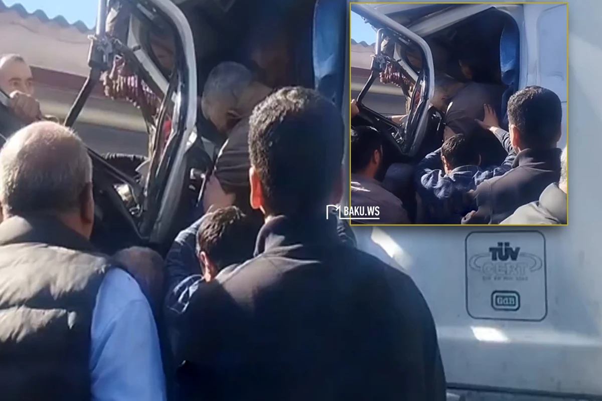 Bakı-Quba yolunda ağır qəza yerüstü qaz xəttini deformasiyaya uğradıb - YENİLƏNİB + VİDEO