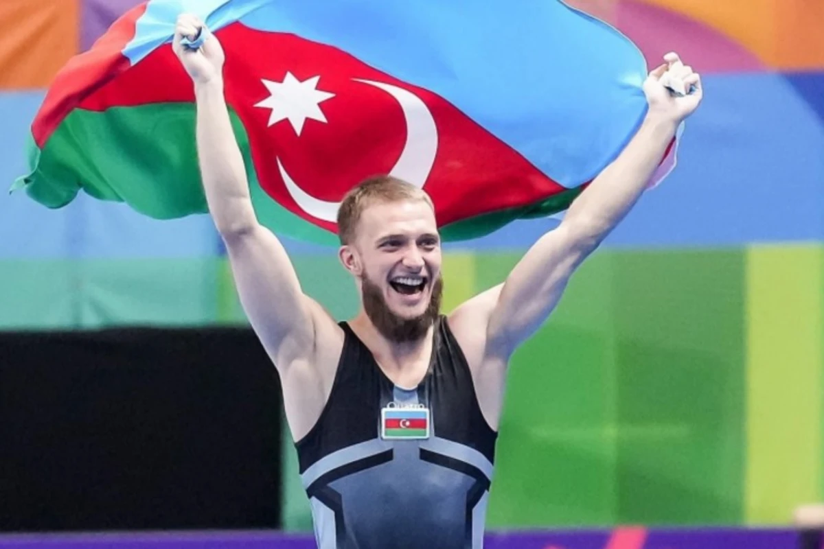 Azərbaycan gimnastı dünya çempionatında qızıl medal qazanıb - FOTO