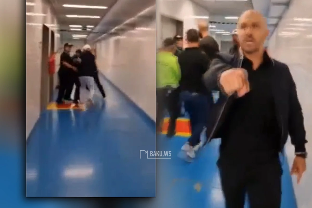Futbol dünyası bu görüntüdən danışır: VAR otağına hücum çəkildi - FOTO/VİDEO