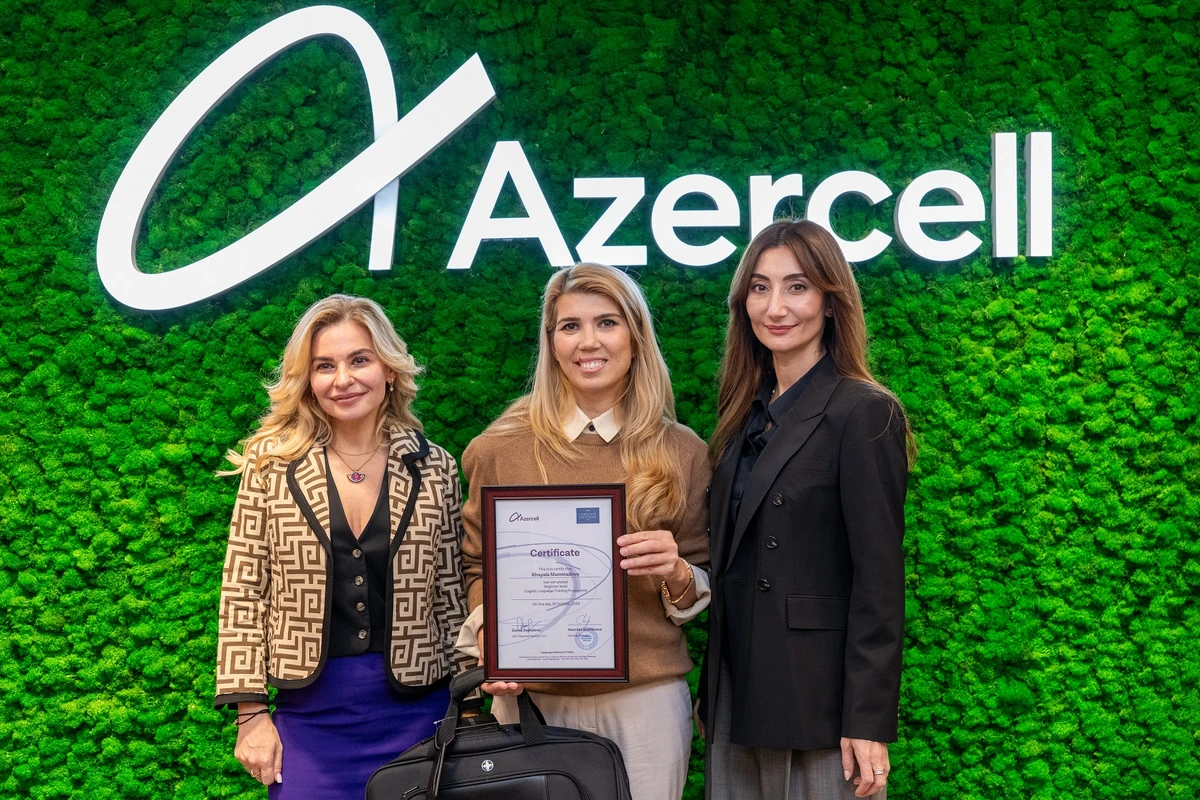 Azercell-in jurnalistlər üçün təşkil etdiyi növbəti ingilis dili kursları sona çatdı - FOTO