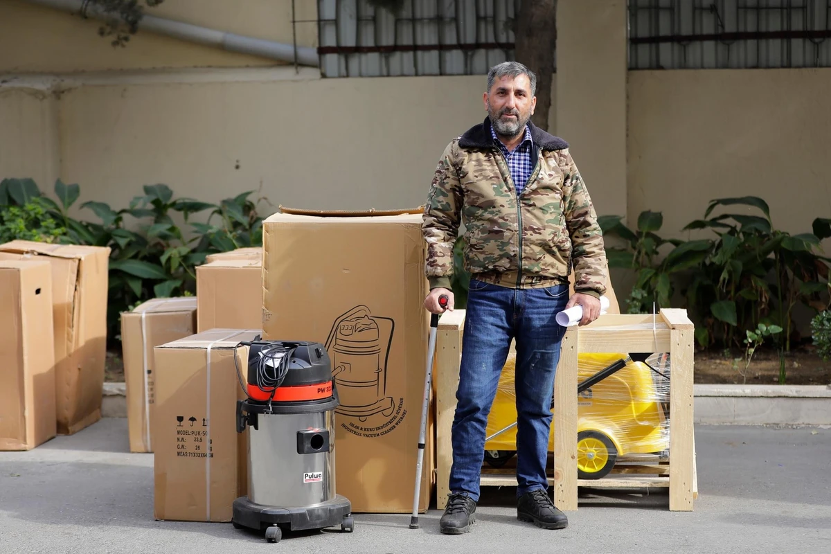 Daha bir qrup müharibə veteranı üçün kiçik bizneslər yaradılıb - FOTO