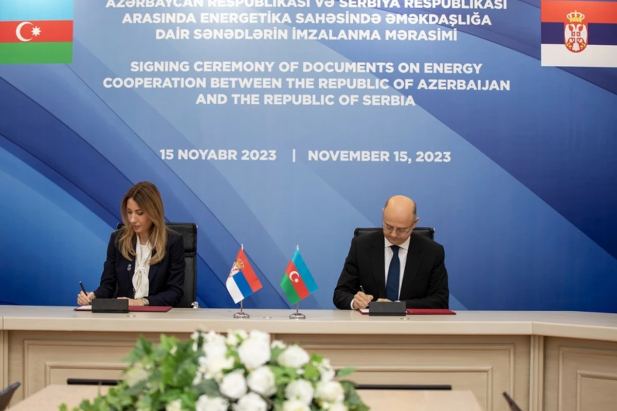 Azərbaycan və Serbiya təbii qaz sahəsində strateji sənədlər imzalayıblar - FOTO
