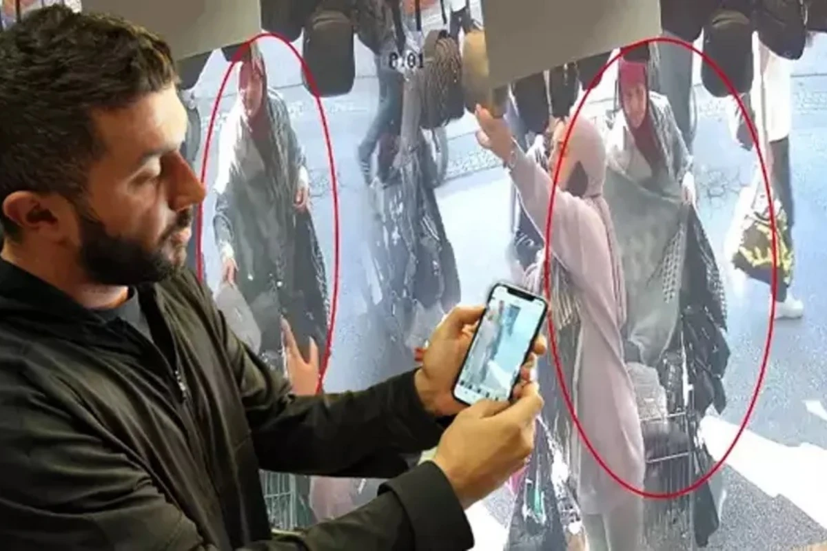 Yaşlı qadının cəld oğurluğu hər kəsi heyrətləndirdi - FOTO