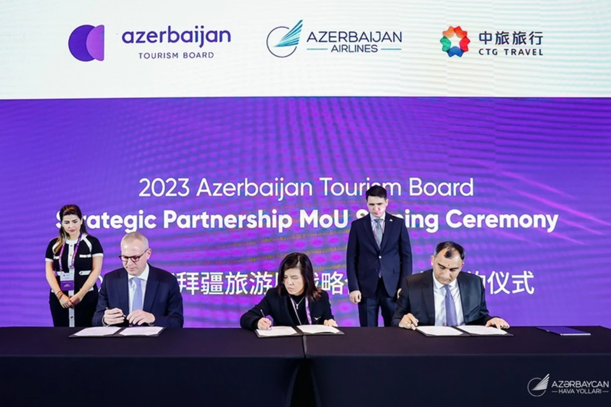 AZAL, ATB və “China Tourism Group” arasında Anlaşma Memorandumu imzalanıb - FOTO