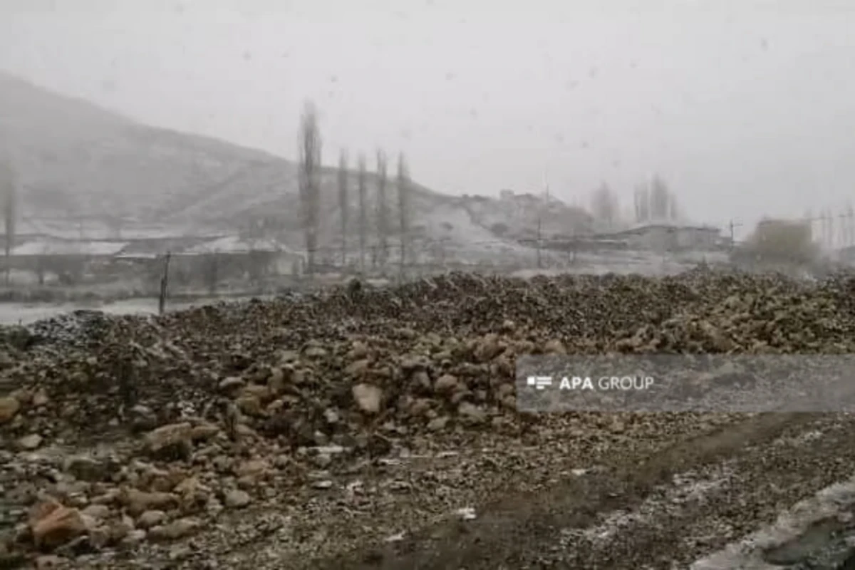 Quba və Qusara qar yağıb - FOTO