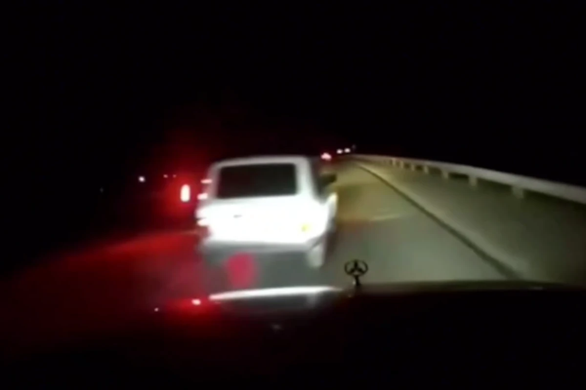 Bakı-Şamaxı yolunda qəza törədib qaçan sürücü saxlanıldı - VİDEO