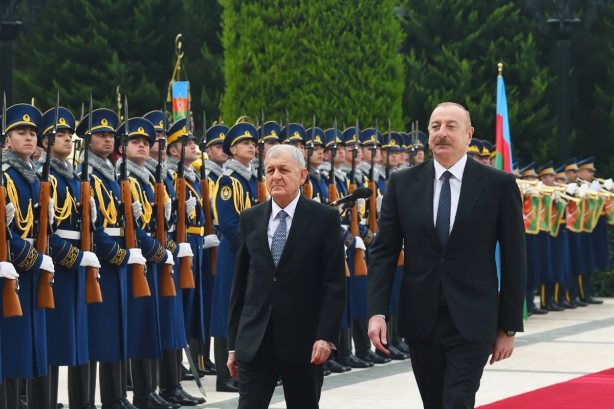 Состоялась церемония официальной встречи Президента Ирака - ФОТО