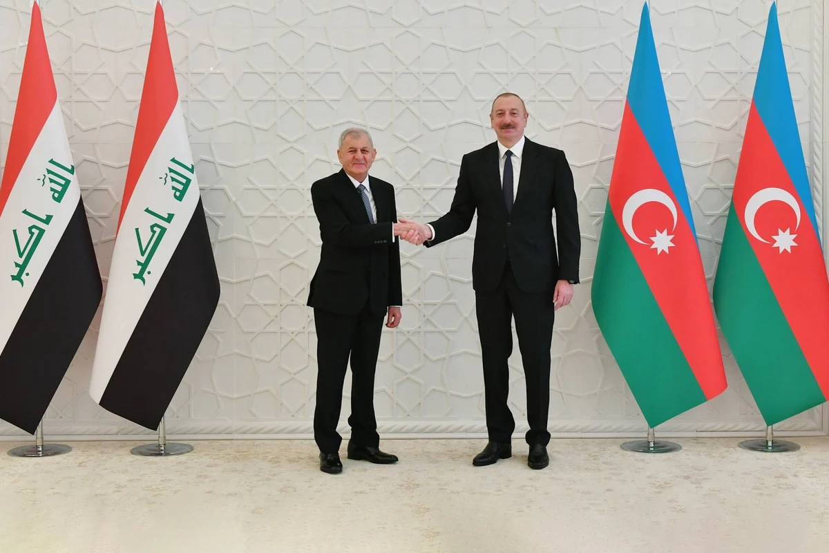 Azərbaycan və İraq prezidentlərinin geniş tərkibdə görüşü olub - YENİLƏNİB - FOTO