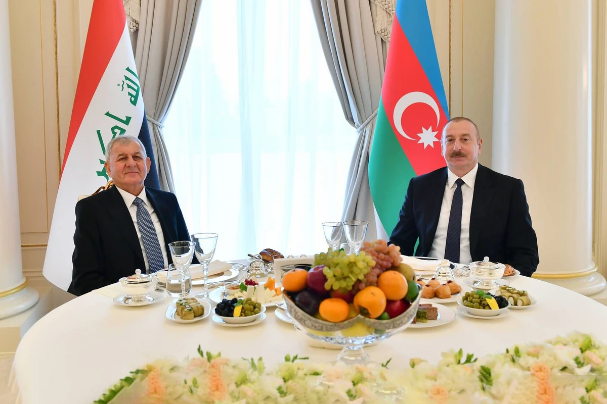 Azərbaycan Prezidentinin adından İraqın dövlət başçısının şərəfinə rəsmi nahar verilib