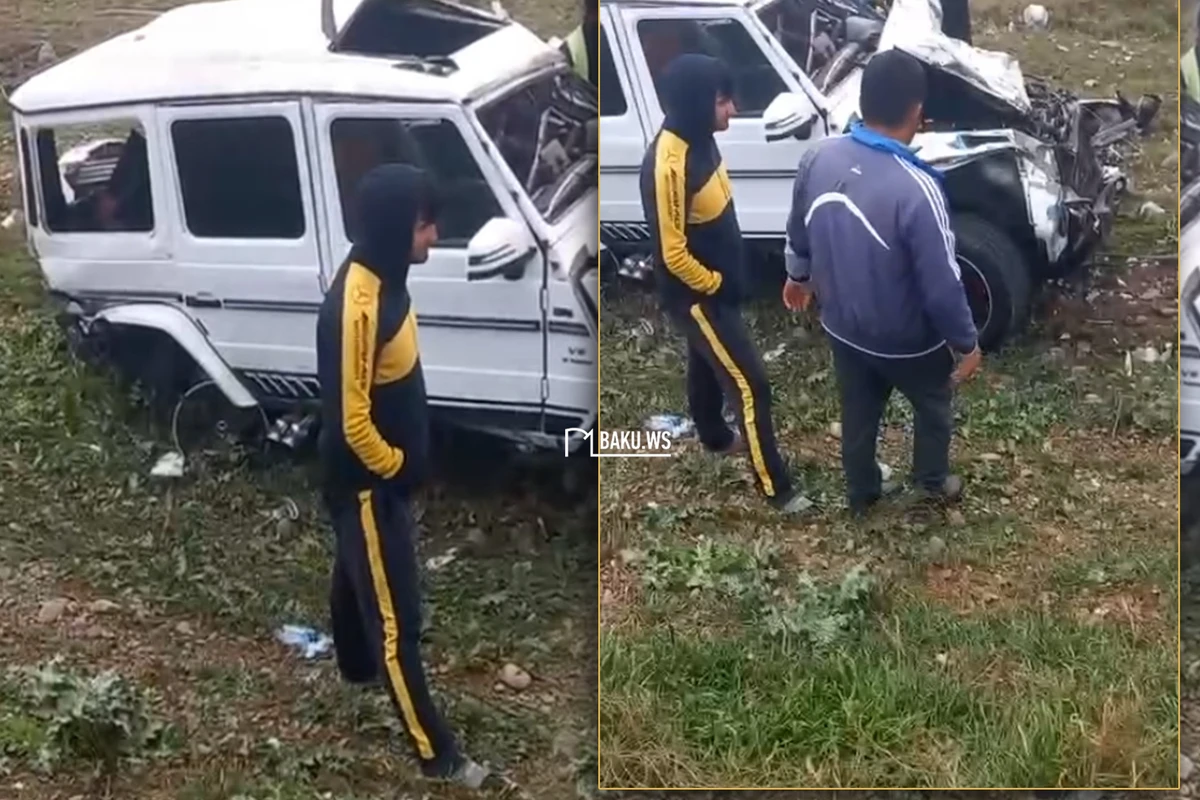 Beyləqanda sürücü “Gelandewagen”lə qəza törətdi - VİDEO Beyləqanda sürücü “Gelandewagen”lə qəza törətdi - VİDEO